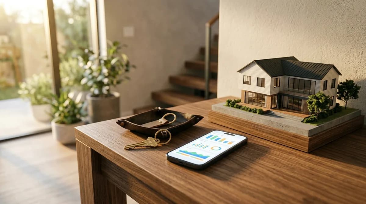 Real estate agent using automated follow-up on phone